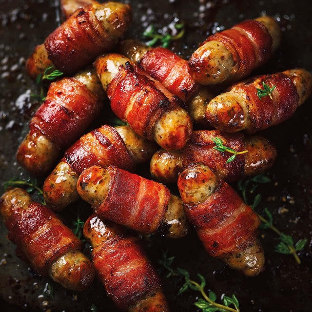 M&S pigs in blankets frozen 288g, imported from the UK
