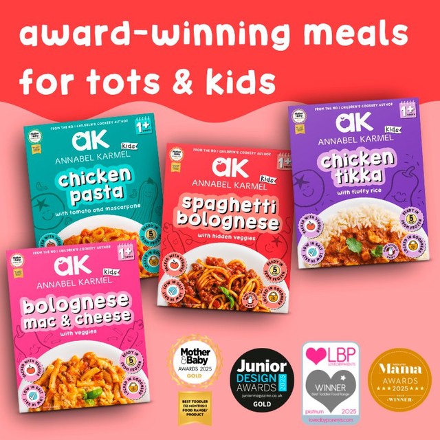 Annabel Karmel frozen spaghetti bolognese baby meal with hidden veggies 200g - British product