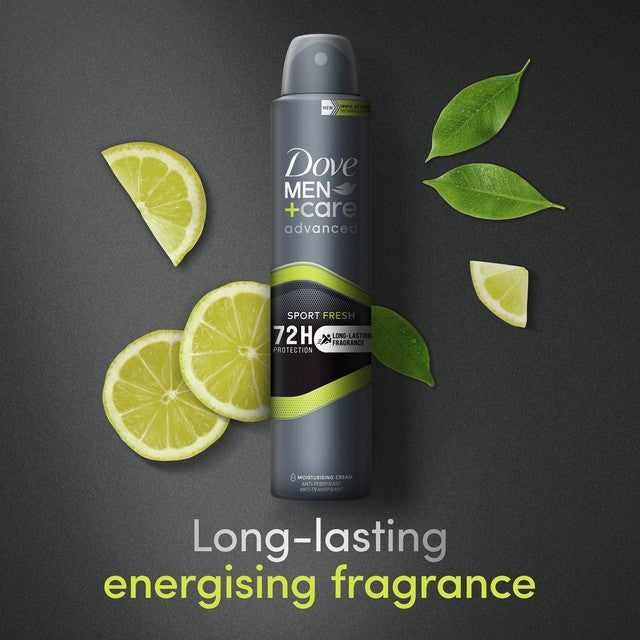Dove Men+Care Sport Fresh Antiperspirant Spray 200ml - British product