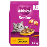 Whiskas senior dry cat food with chicken 1.9kg (British brand)