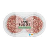 M&S Grill 2 Lamb Burgers with Rosemary Seasoning 300g