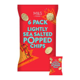 M&S Lightly Salted Popped Potato Chips Snack Multipack