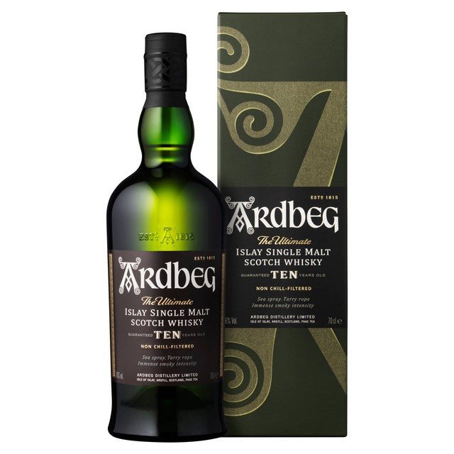 Ardbeg 10 Year Old Single Malt Whisky 70cl - British product