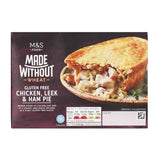 M&S Gluten Free Chicken Leek Ham Pie 200g, imported from the UK
