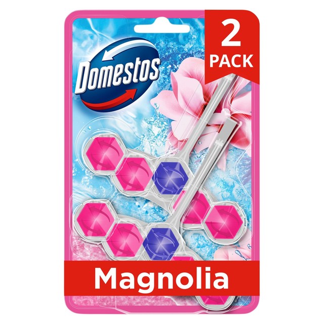 Domestos Magnolia Toilet Rim Block - British product
