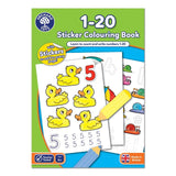 Orchard Toys 1-20 Sticker Colouring Book Educational Activity Book