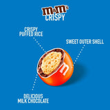M&M's Crispy Milk Chocolate Party Mix Bulk Snack Bag