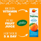 Tropicana long life pure smooth orange fruit juice 850ml (British brand)
