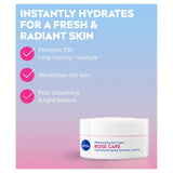 Nivea Rose Care Moisturiser 50ml, imported from the UK