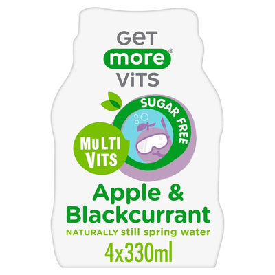 Get More Vits Multivitamin Drink Apple & Blackcurrant 4 x 330ml