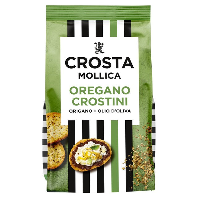 Crosta & Mollica oregano crostini bread bites 150g - British product