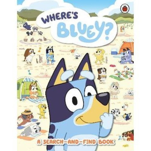 Gardners Where's Bluey Search and Find Activity Book (British brand)