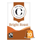 Cru Kafe Bright Roast espresso pods 10s - British product