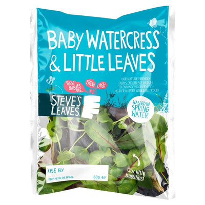 Steve's Leaves Baby Watercress & Little Leaves Salad Mix 60g