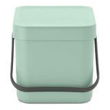Brabantia Sort & Go Waste Bin Jade Green 6L - British product