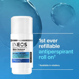 INEOS antiperspirant deodorant roll on Sea Salt + Blue Lotus 50ml, UK version