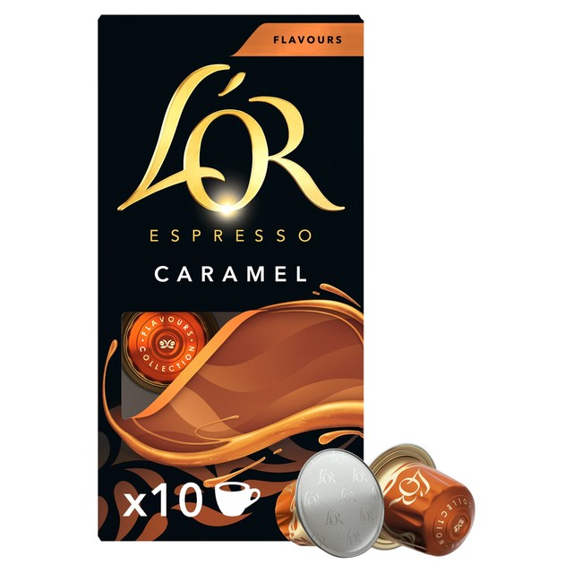 L'OR caramel coffee pods 10 pack, UK version