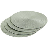 M&S Sage round woven placemats set of 4, imported from the UK
