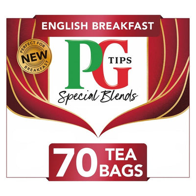 PG Tips English Breakfast Kraftig & Sterk Plantebasert Biologisk Nedbrytbare Svarte Te Poser