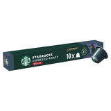 Starbucks decaffeinated espresso roast coffee pods 10 capsules (British brand)