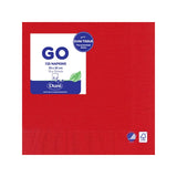 Duni red compostable 2 ply paper napkins 125 pack, imported from the UK