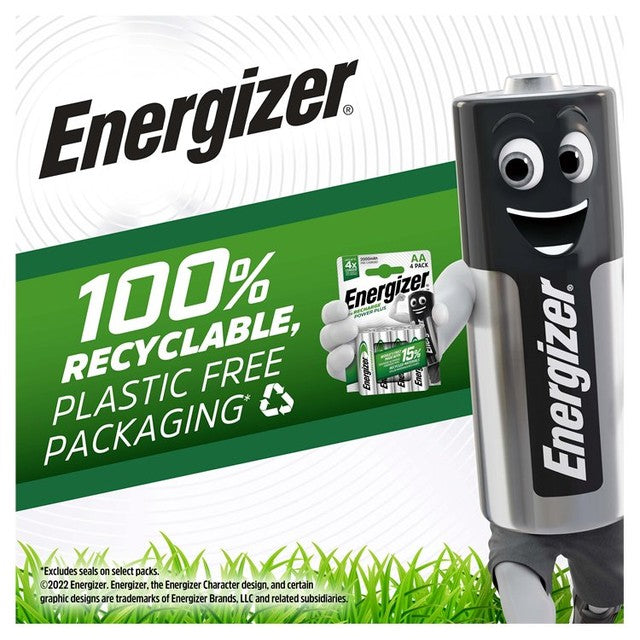 Energizer Power Plus AA rechargeable batteries - British product