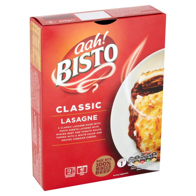 Bisto lasagne frozen meal 375g - British product