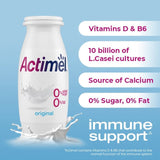 Actimel original yoghurt drink 8 x 100g multipack - British product