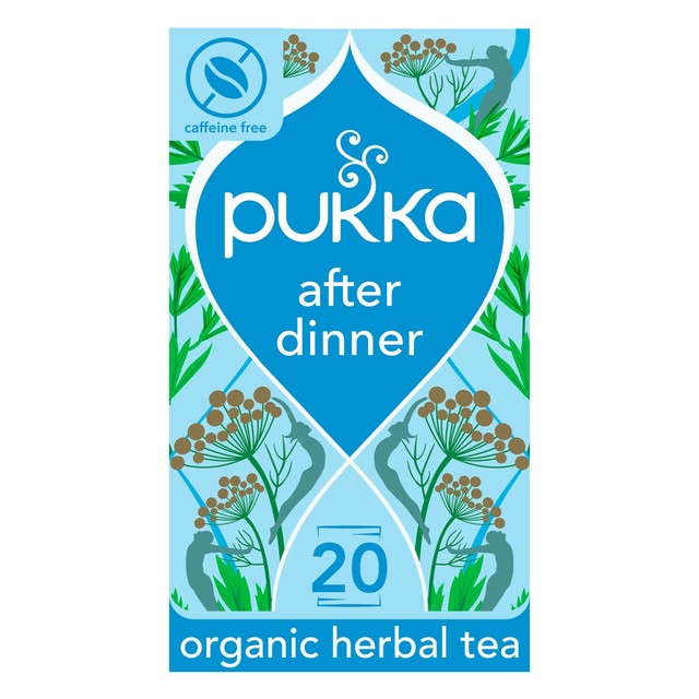 Pukka After Dinner herbal tea bags 20 bags, imported from the UK