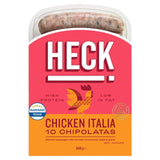 Heck Low Fat Chicken Italia Chipolatas Sausages 340g