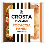 Crosta Mollica focaccia panini ready sliced 2 pack - British product