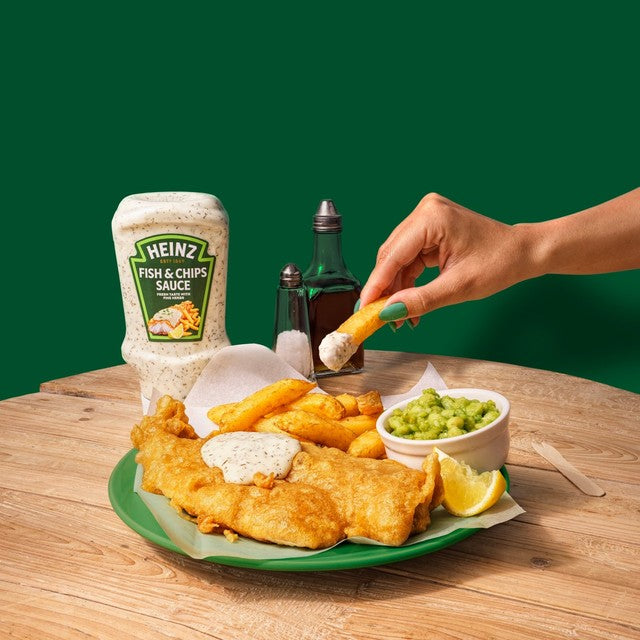 Heinz tartare sauce for fish and chips 400ml, UK version