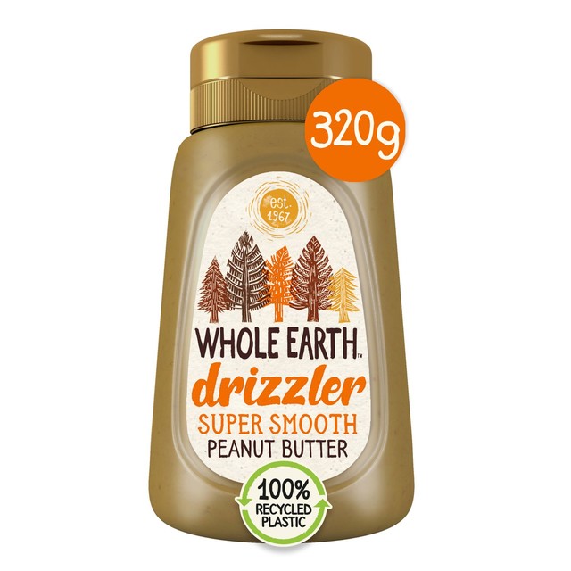 Whole Earth Drizzler super smooth peanut butter 320g (British brand)