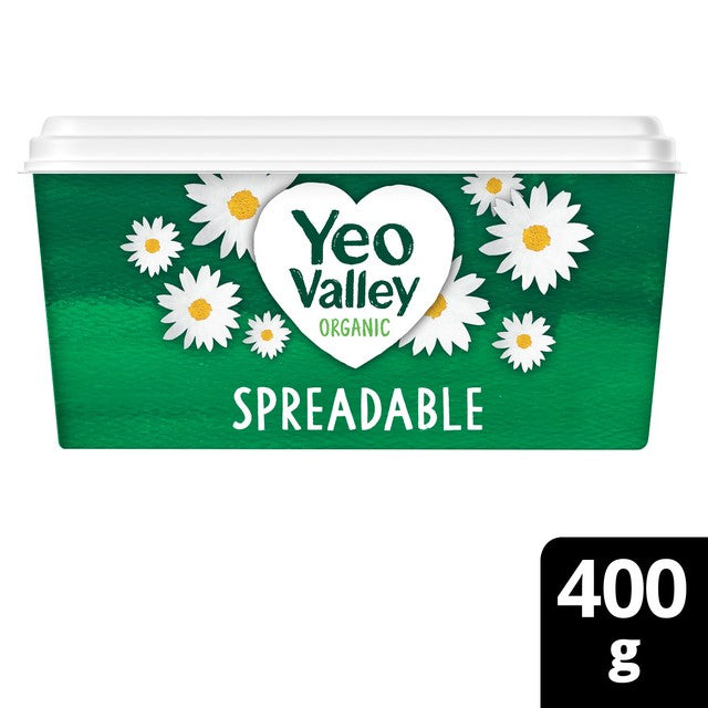 Yeo Valley organic spreadable butter 400g (British brand)