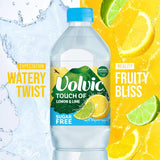 Volvic lemon lime sugar-free flavoured water 6x500ml multipack (British brand)