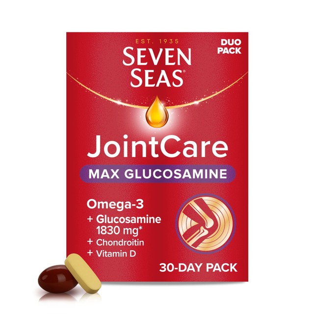 Seven Seas Jointcare Max joint care supplement 60 capsules and tablets (British brand)