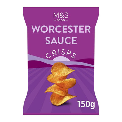 M&S Worcester Sauce Flavoured Potato Crisps 150g