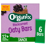 Organix Blackcurrant Soft Oaty Bars Toddler Snack Multipack 6 x 23g