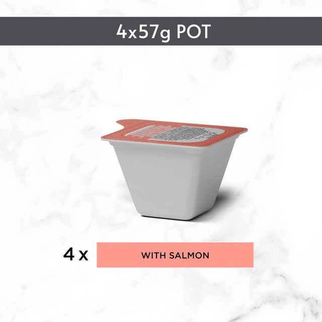 Gourmet wet cat food salmon in jelly 4 x 57g, UK version