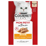 Gourmet wet cat food poultry variety turkey chicken duck 6 x 50g - British product