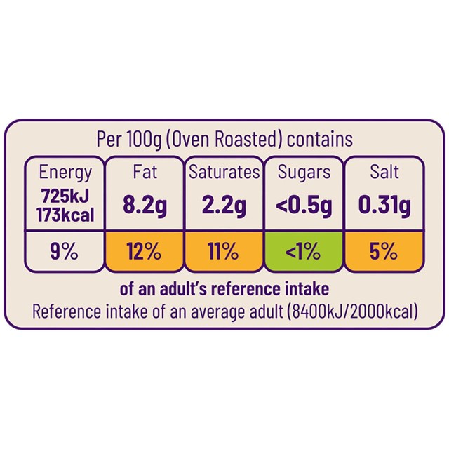 Ocado chicken crown with salt & pepper 700g, imported from the UK