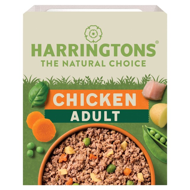 Harringtons grain free chicken and potato wet dog food 400g, UK version