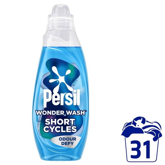Persil Wonder Wash Odour Defy Bio Liquid Laundry Detergent 837ml, imported from the UK