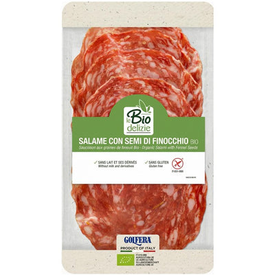 Golfera Organic Fennel Salami Finocchiona Italian Salami 80g