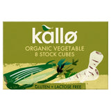 Kallo organic vegetable stock cubes 8 x 11g, UK version
