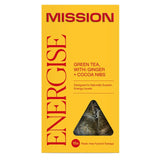 MISSION Energise Green Tea Bags with Cocoa Nibs and Ginger 15 Bags
