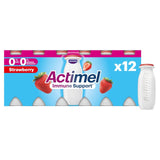 Actimel Strawberry Fat Free Immune Support Yoghurt Drink Multipack 12 x 100g