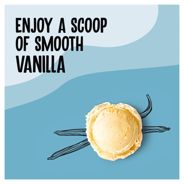 Swedish Glace smooth vanilla vegan ice cream 750ml (British brand)
