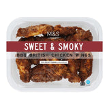 M&S Cooked BBQ Chicken Wings 350g