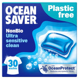 OceanSaver Plastic Free Non-Bio Washing Capsules for Sensitive Skin 30 Capsules